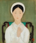 Tranh vẽ phụ nữ Việt Nam của họa sĩ Lê Phổ được bán đấu giá 13 tỉ đồng