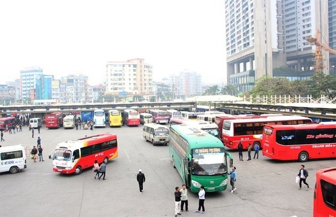 Vận tải hành khách bằng ô tô tăng chuyến mạnh dịp 2/9 (Ảnh: Nguyễn Dương).