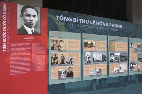 Phần trưng bày về đồng chí Lê Hồng Phong tại Di tích lịch sử Nhà tù Hỏa Lò năm 2018. Nguồn: hoalo.vn