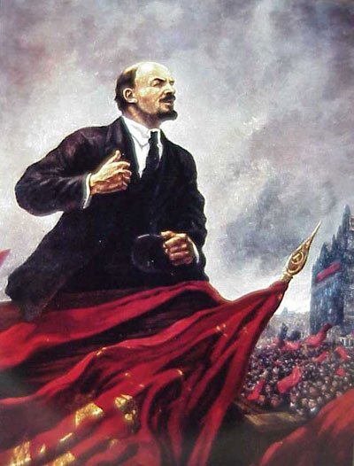 Lãnh tụ V.I.Lênin đã lãnh đạo thành công Cách mạng Tháng Mười Nga. Ảnh: TL