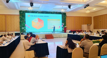 Các chuyên gia BGS Global Việt Nam chia sẻ về các giải pháp của mô hình BGS Global.