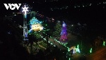 Độc đáo cây thông Noel làm bằng 30.000 vỏ lon phế liệu ở Đồng Nai