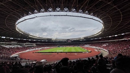 Trận đấu giữa ĐT Indonesia và ĐT Việt Nam sẽ diễn ra trên sân vận động Bung Karno. (Ảnh: Bola)