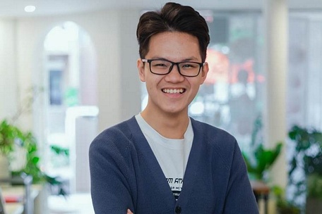 Lê Hoàng Nguyên, học sinh Chuyên Toán trường THPT Chuyên Lê Quý Đôn (Quảng Trị) năm học 2019 -2022.