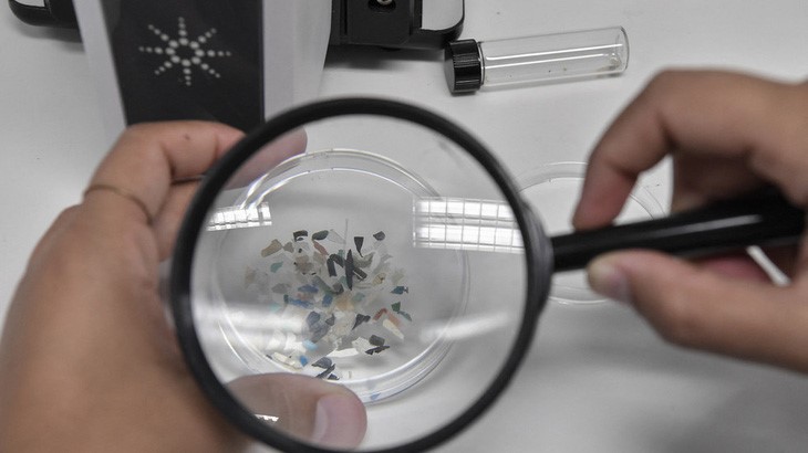Hạt vi nhựa đã được tìm thấy trong máu, mô phổi, mô tĩnh mạch của người - Ảnh: AFP