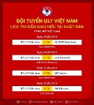 U17 Việt Nam chốt lịch thi đấu giao hữu tại Nhật Bản