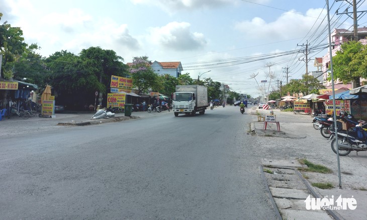 Tuyến quốc lộ 54 hiện hữu đoạn qua thị xã Bình Minh, tỉnh Vĩnh Long - Ảnh: HỮU KHOA
