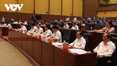 Các đại biểu dự hội nghị quán triệt, triển khai 4 quy định mới của Ban Bí thư.