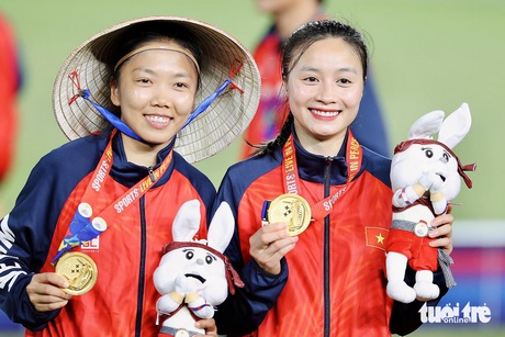 Các nữ VĐV đã góp công lớn trong thành tích đứng đầu SEA Games 32 của thể thao Việt Nam.