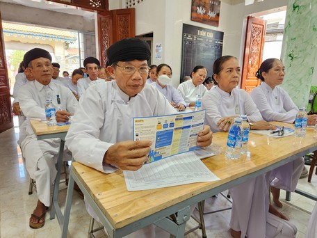 Tuyên truyền về BHXH tự nguyện cho chức sắc, chức việc của Ban đại diện Hội thánh Cao đài Tây Ninh trên địa bàn tỉnh.