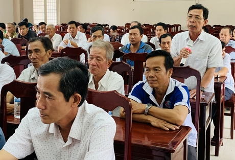 Cử tri huyện Trà Ôn gửi gắm nhiều kiến nghị liên quan đến đời sống dân sinh.
