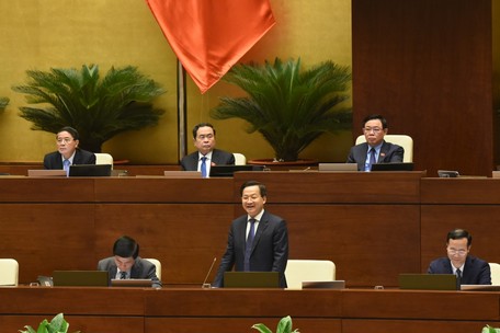  Phó Thủ tướng Lê Minh Khái trả lời chất vấn của Đại biểu Quốc hội