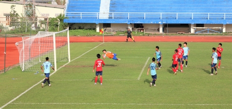  Pha ghi bàn ấn định chiến thắng 1-0 của ĐT Vĩnh Long trước đội khách Tiền Giang.