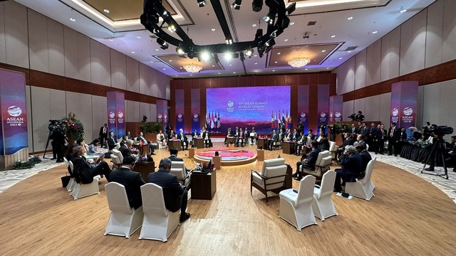 Lãnh đạo các nước nhấn mạnh đoàn kết là giá trị chiến lược để ASEAN tiếp tục vượt qua thử thách - Ảnh: VGP/Nhật Bắc