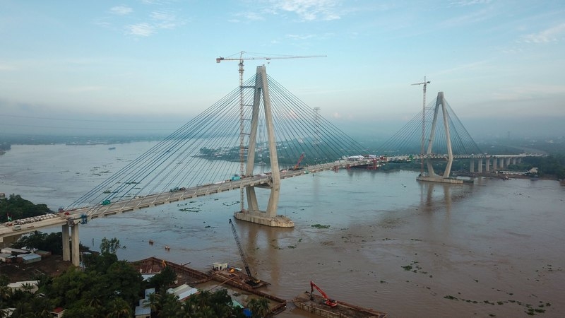 Toàn cảnh cầu Mỹ Thuận 2.
