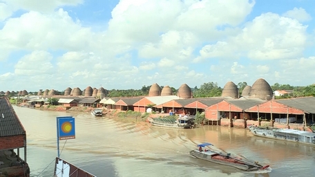 Các lò gạch trong vùng Đề án Di sản đương đại Mang Thít.