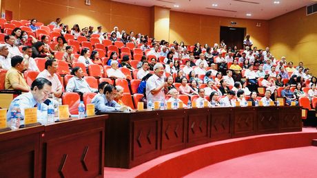 Các cán bộ hưu trí ngành tài chính tỉnh bày tỏ niềm phấn khởi trước những kết quả của ngành đạt được trong năm 2023.