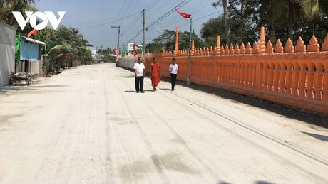 Cảnh quê hương đổi mới tại huyện Tri Tôn