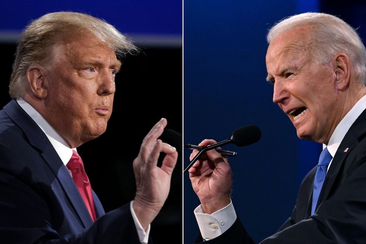 Bầu cử Tổng thống Mỹ 2024 sẽ là cuộc tái đấu giữa ông Trump và Biden (Ảnh: Vox)