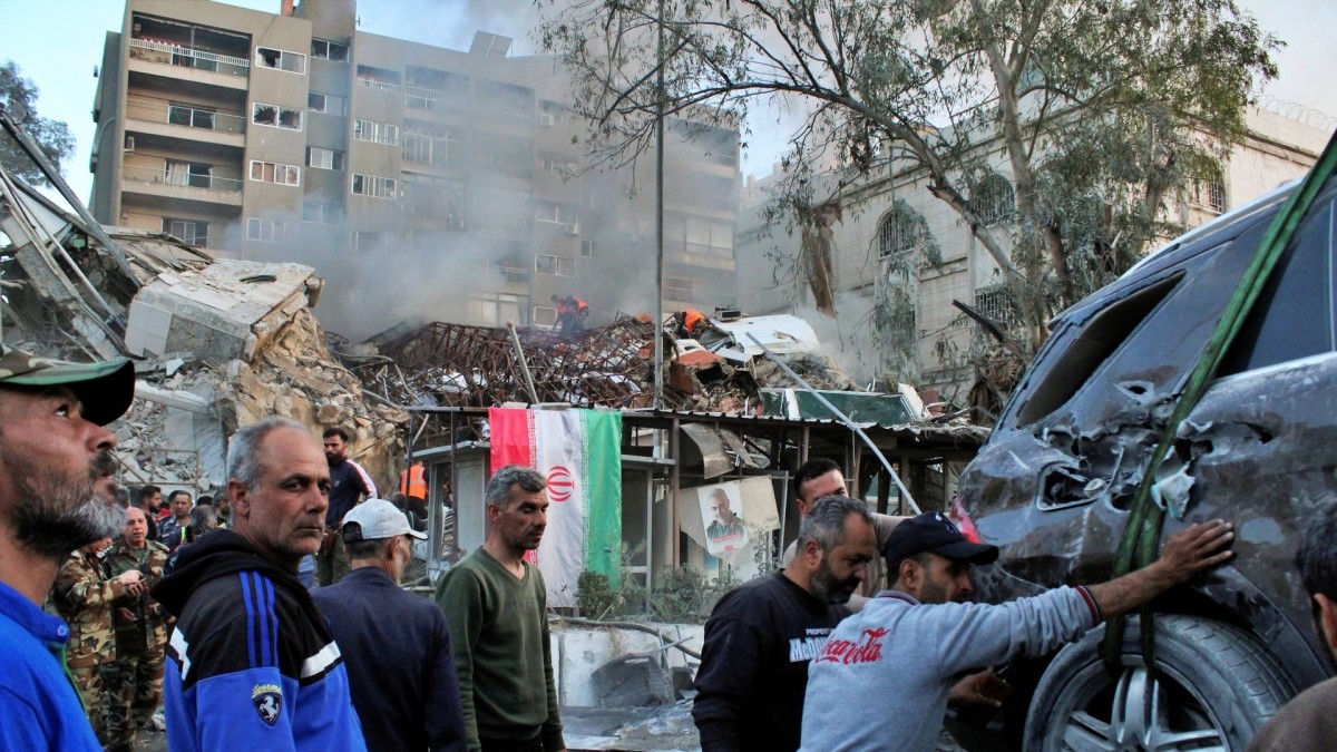 Israel không kích tòa lãnh sự Iran tại thủ đô của Syria (Ảnh: Reuters).