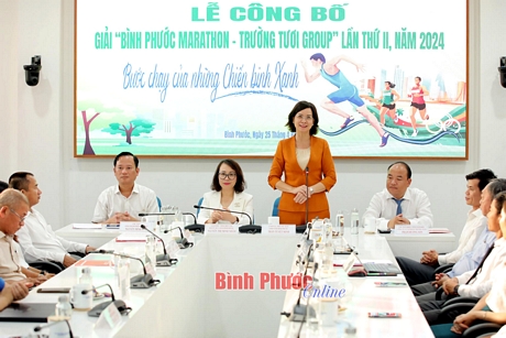  Phó Chủ tịch UBND tỉnh Trần Tuyết Minh mong muốn, thông qua giải nhằm lan tỏa rộng rãi phong trào tập luyện thể thao trong cộng đồng dân cư, góp phần nâng cao sức khỏe, tinh thần cho người dân Bình Phước nói riêng, người dân cả nước nói chung