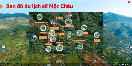 Bản đồ du lịch số Mộc Châu.