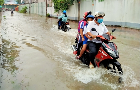 Đề phòng ảnh hưởng của hiện tượng La Nina gây mưa, bão, lốc xoáy, ngập lụt bất thường trong các tháng cuối của năm 2024.Ảnh tư liệu