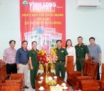 Các cơ quan, doanh nghiệp thăm, chúc mừng Báo Vĩnh Long nhân ngày Báo chí cách mạng Việt Nam