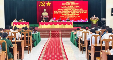 Tọa đàm khoa học: Giá trị lý luận và thực tiễn của tác phẩm: “Một số vấn đề về đường lối quân sự, chiến lược quốc phòng trong sự nghiệp xây dựng và bảo vệ Tổ quốc Việt Nam xã hội chủ nghĩa thời kỳ mới