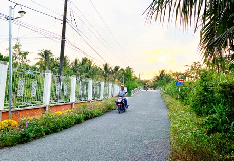 Huyện Mang Thít đang nỗ lực phấn đấu về đích huyện NTM.