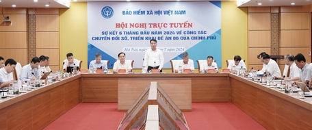 Hội nghị trực tuyến sơ kết 6 tháng đầu năm về công tác chuyển đổi số, triển khai Đề án 06 của Chính phủ vào chiều 31/7.