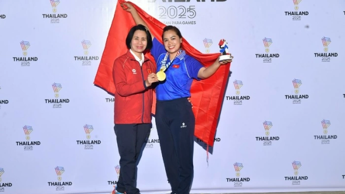 Điền kinh tiếp tục đem Huy chương Vàng về cho Đoàn thể thao Người khuyết tật Việt Nam