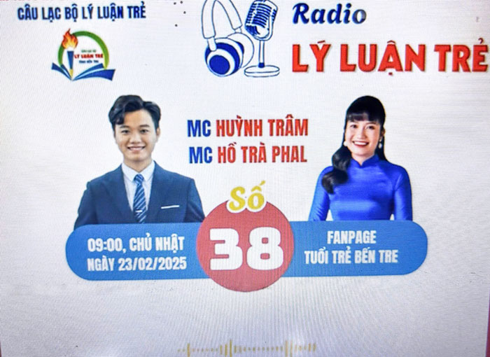 Radio Lý luận trẻ được phát hành định kỳ trên fanpage Tuổi trẻ thu hút sự quan tâm của đông đảo đoàn viên, thanh niên.