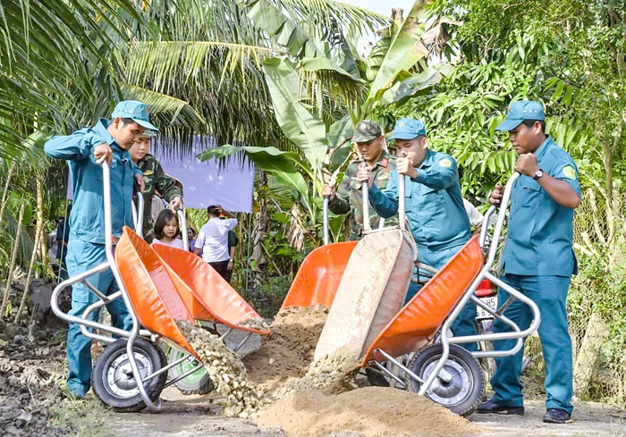 Ngãi Tứ tích cực chuẩn bị các hoạt động Tết Quân dân