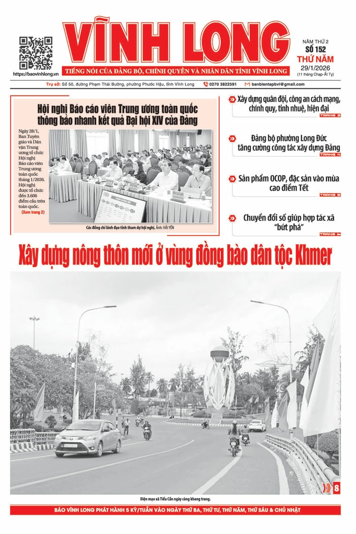 Mời bạn đọc xem báo in số 152 thứ năm ngày 29/1/2026