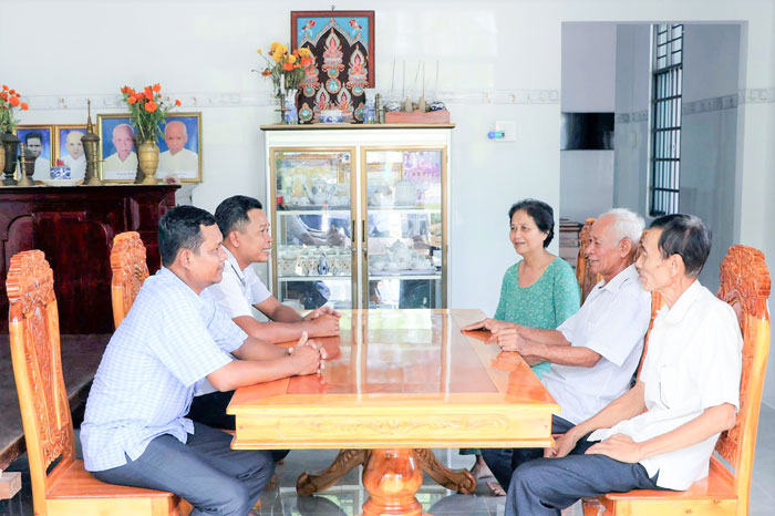 Chính quyền địa phương, đoàn thể quan tâm nắm bắt tâm tư, nguyện vọng của đồng bào dân tộc Khmer.

