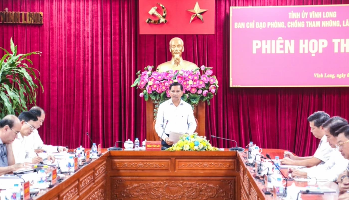 Ban Chỉ đạo Phòng, chống tham nhũng, lãng phí, tiêu cực tỉnh họp phiên thứ hai