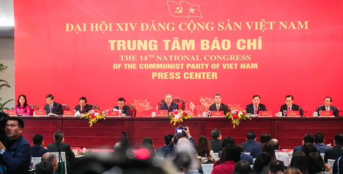 Tổng Bí thư Tô Lâm chủ trì họp báo quốc tế thông báo kết quả Đại hội XIV của Đảng