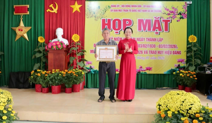 Xã An Trường họp mặt kỷ niệm 96 năm Ngày thành lập Đảng và mừng Xuân Bính Ngọ 2026