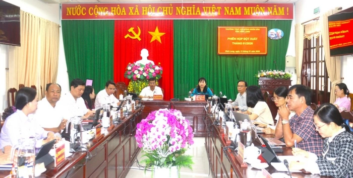 Thường trực HĐND tỉnh tổ chức phiên họp đột xuất tháng 1/2026