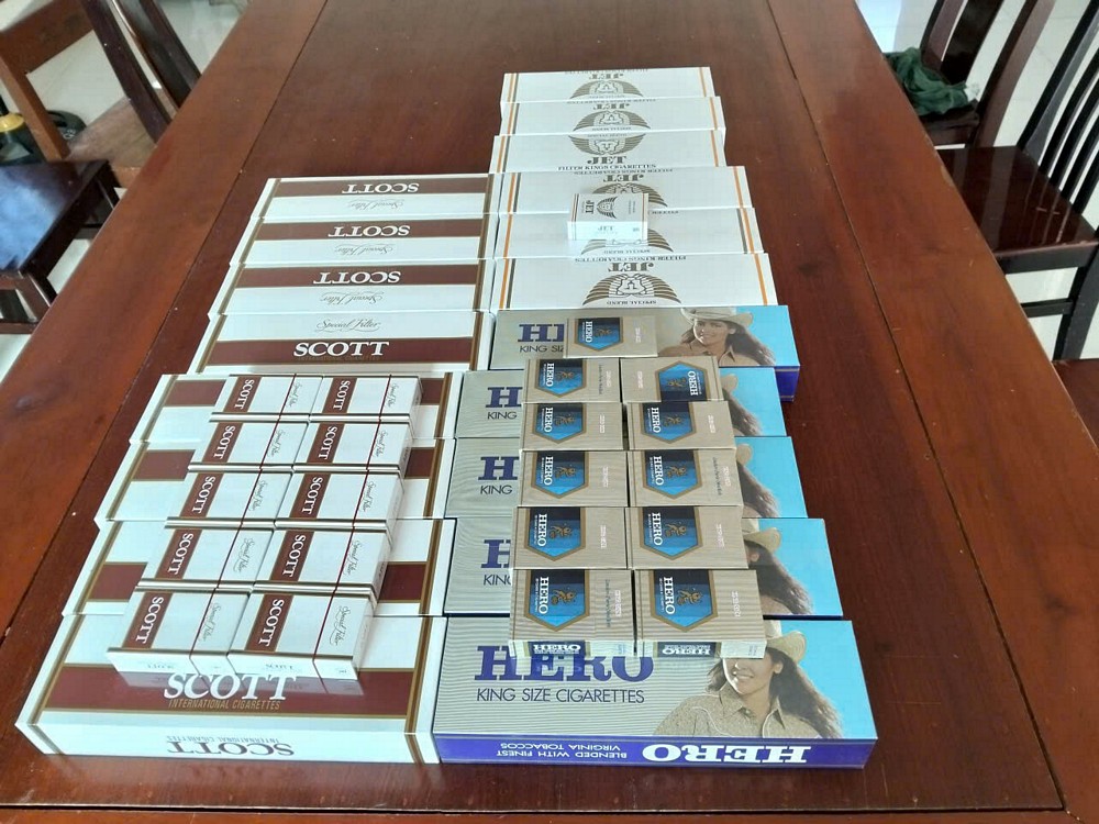 Tang vật thu giữ.