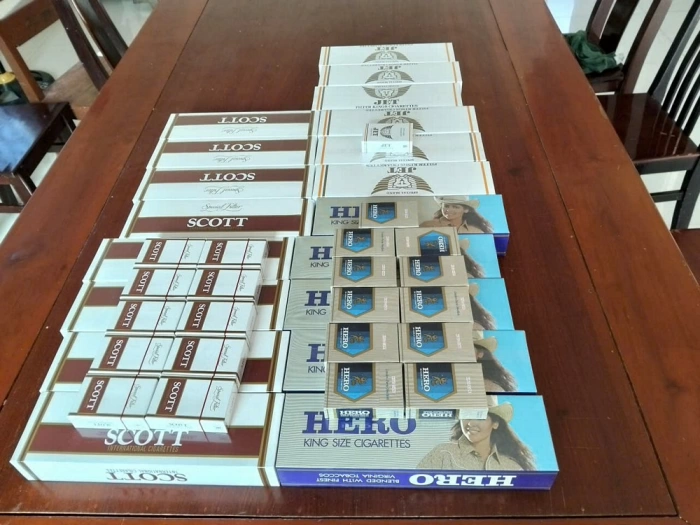 Bộ đội Biên phòng Vĩnh Long bắt giữ đối tượng buôn bán thuốc lá lậu số lượng lớn