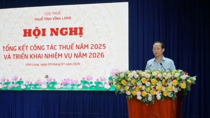 Thuế tỉnh Vĩnh Long: thu nội địa năm 2025 tăng trưởng 6,89%