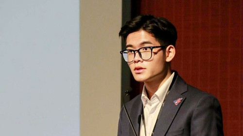 Sinh viên Đào Hoàng Minh - Trường đại học Université Jean Moulin Lyon 3.