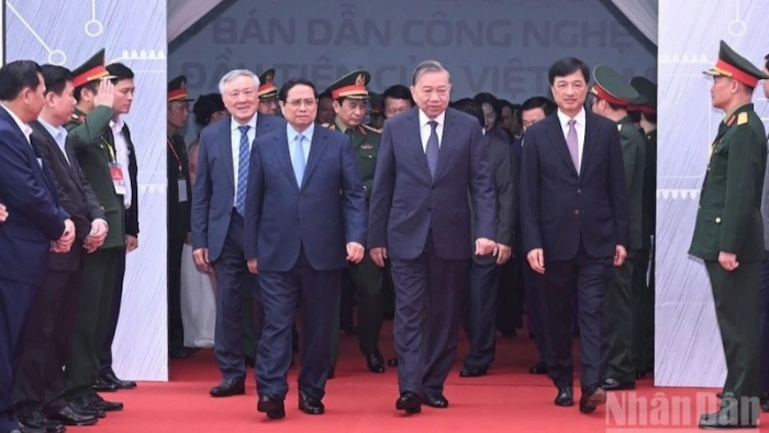 Tổng Bí thư Tô Lâm dự lễ khởi công Nhà máy Chế tạo chip bán dẫn công nghệ cao