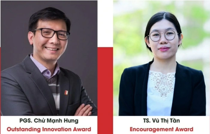 Hai nhà khoa học Việt giành giải thưởng Sáng tạo châu Á 2025