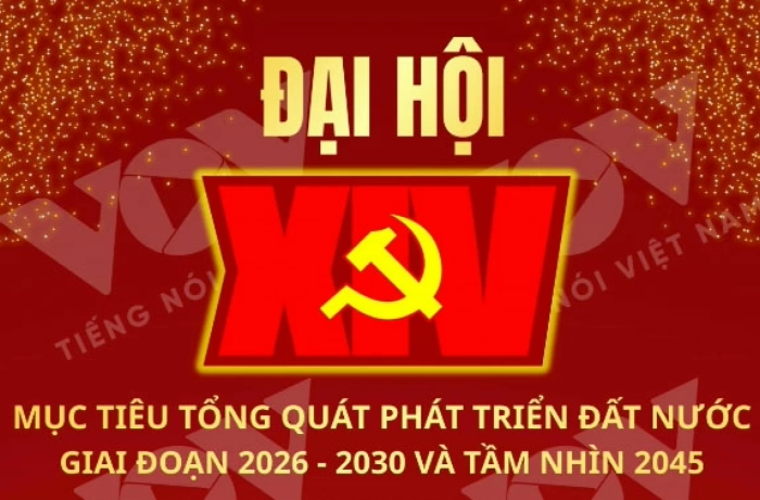 Mục tiêu tổng quát phát triển đất nước giai đoạn 2026-2030 và tầm nhìn 2045