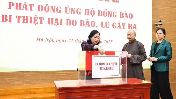 Ban Vận động cứu trợ TƯ dừng tiếp nhận ủng hộ đồng bào vùng bão, lũ từ sau 31/1