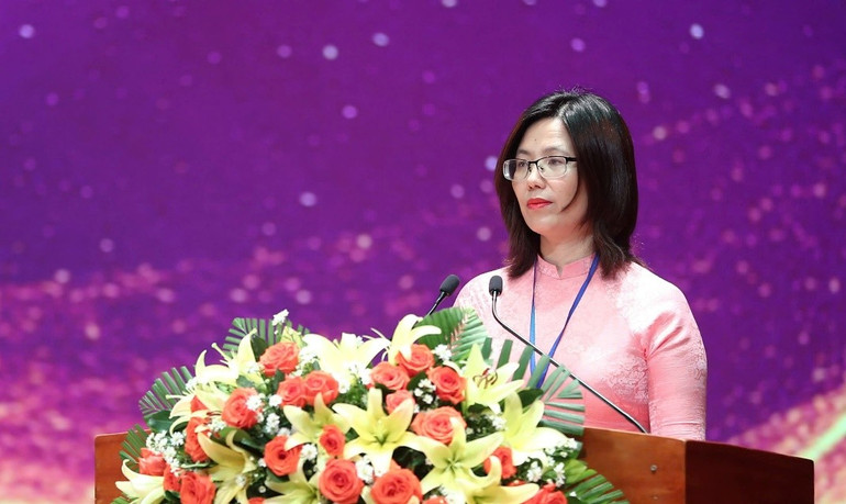 Bà Lê Thị Hà, Viện trưởng Viện Phim Việt Nam.
