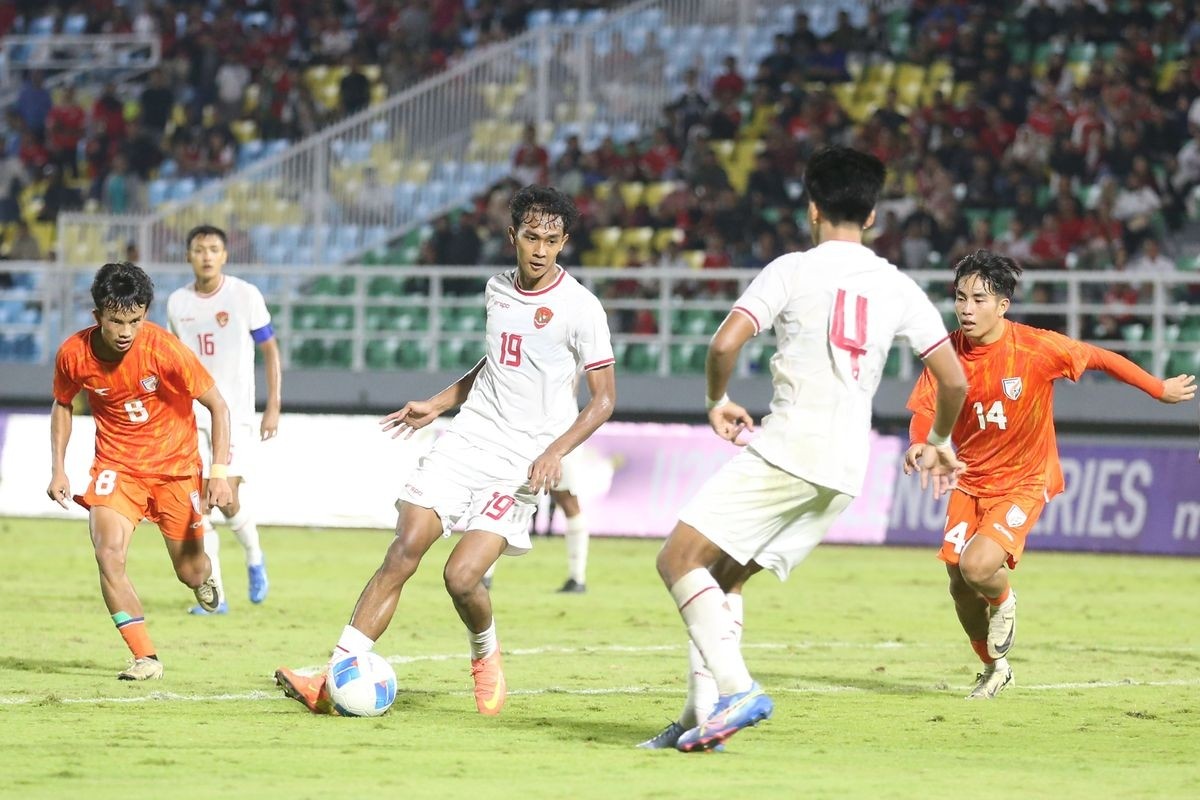 U20 Indonesia đặt mục tiêu vào bán kết U20 châu Á 2025 để có vé dự U20 World Cup. (Ảnh: Kompas Bola). 